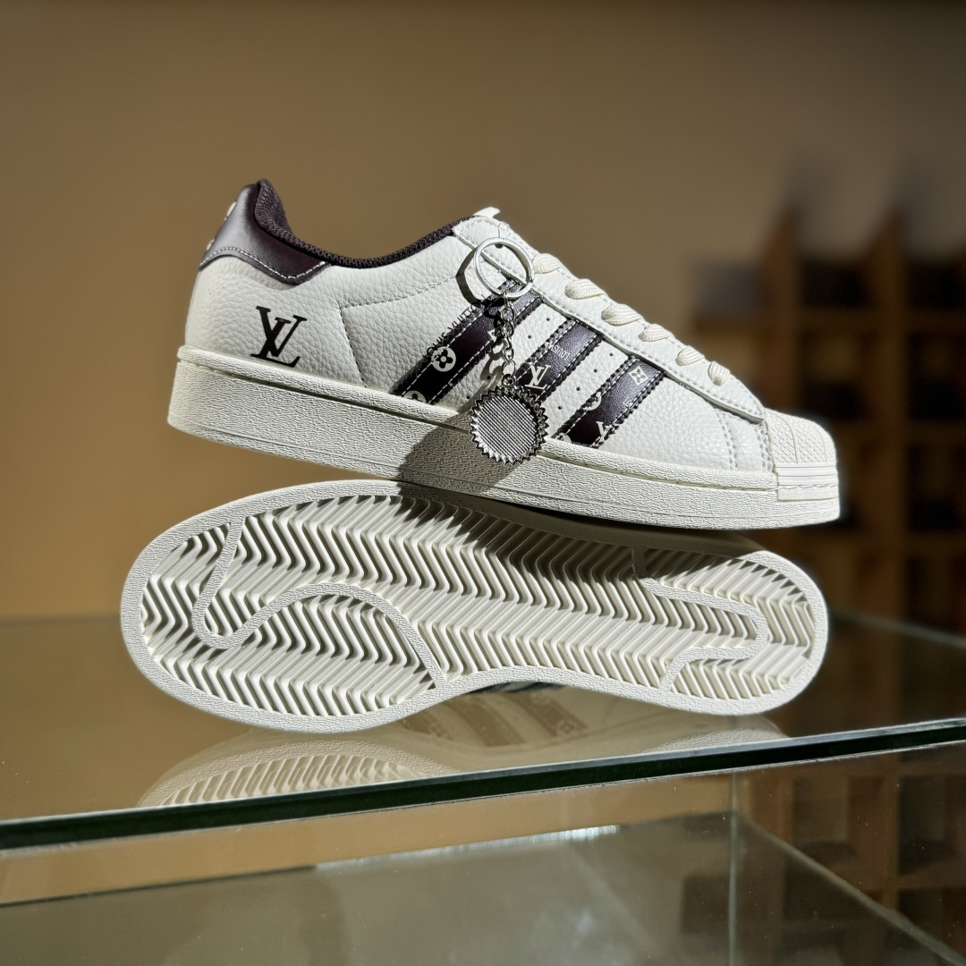 Adidas Originals Superstar 阿迪达斯 三叶草 贝壳头’DIY’系列低帮经典百搭休闲运动板鞋  XS0015