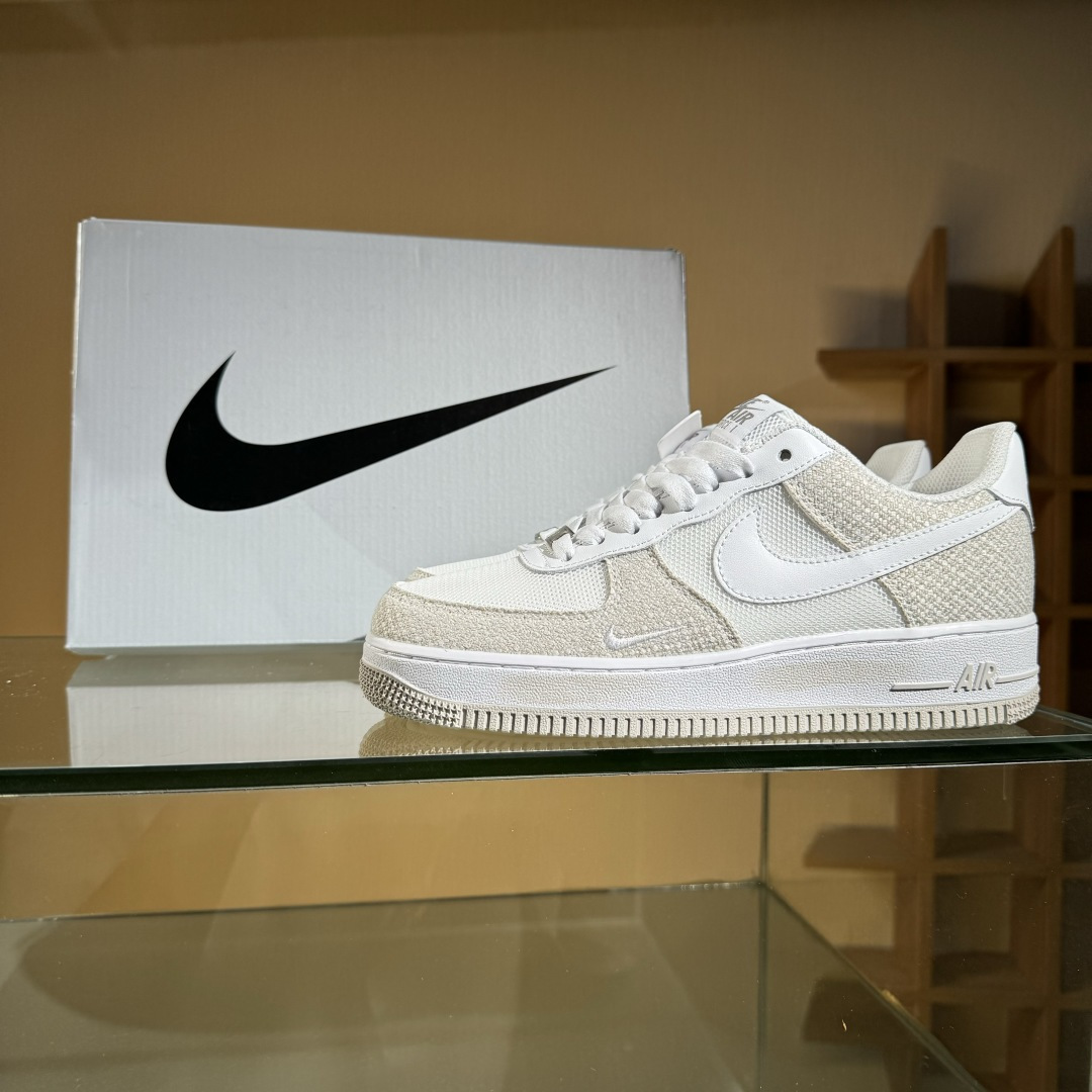 Nike Air Force 1'07 Low 牛仔布小勾 空军一号低帮休闲板鞋 ZH0316-092