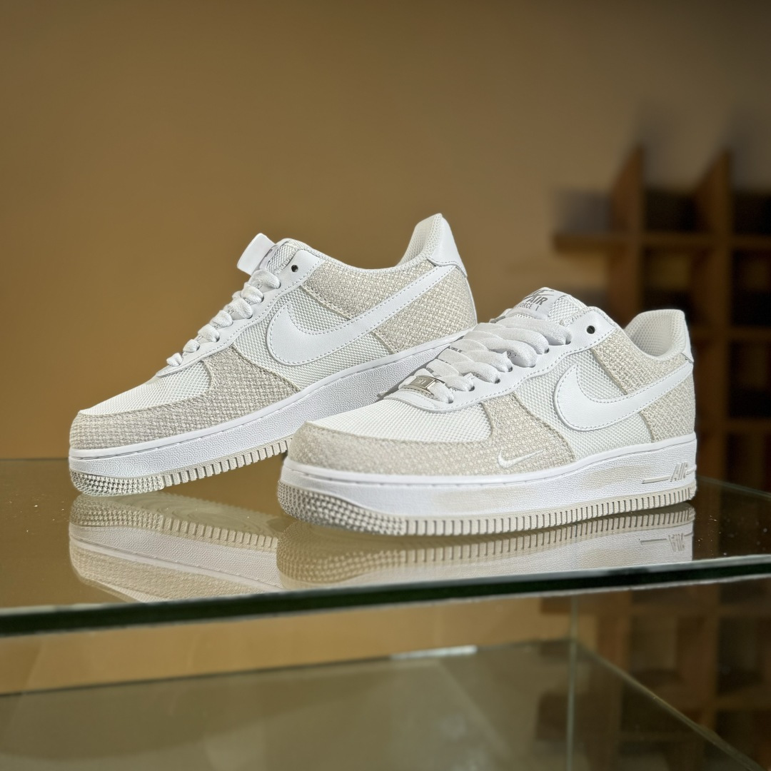 Nike Air Force 1'07 Low 牛仔布小勾 空军一号低帮休闲板鞋 ZH0316-092