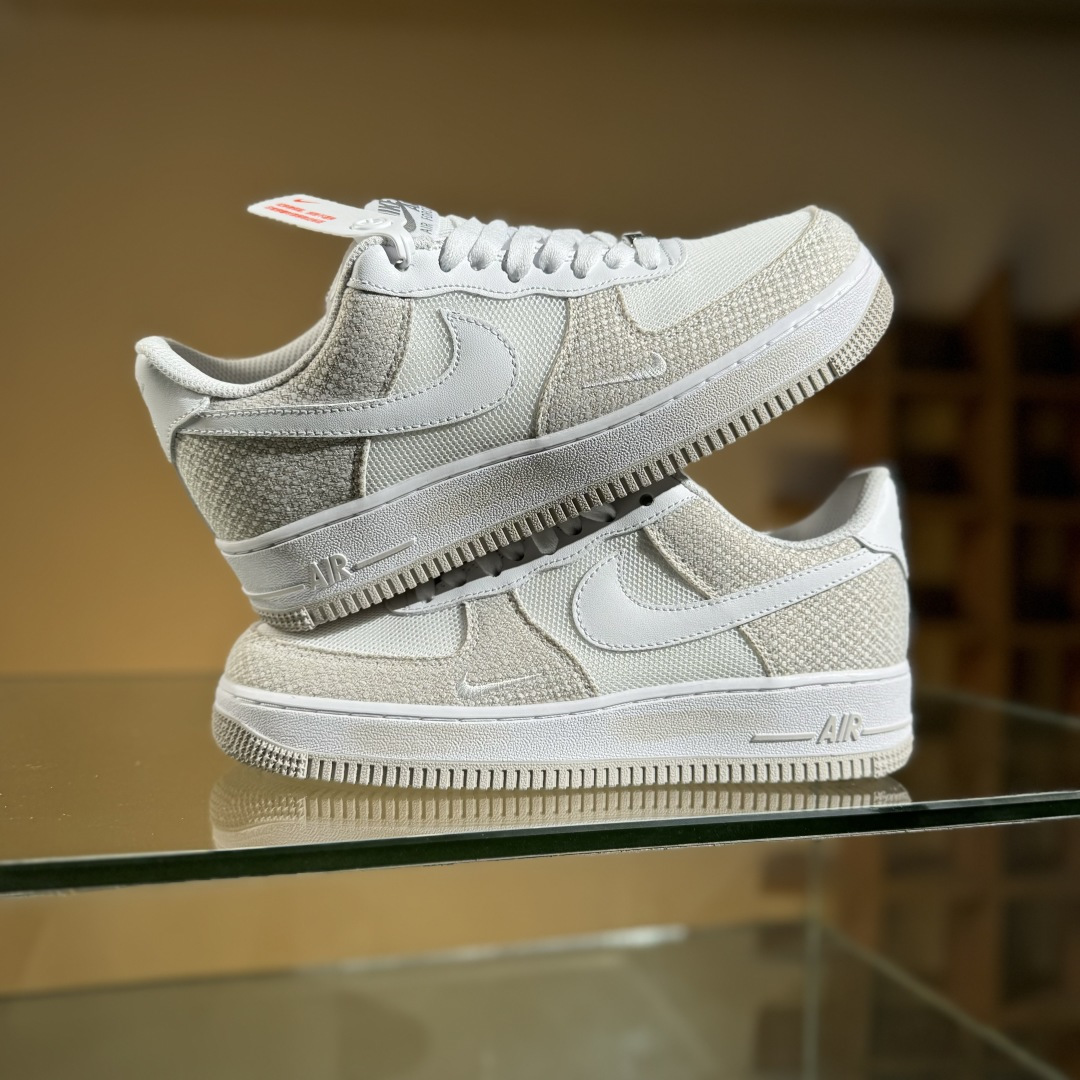 Nike Air Force 1'07 Low 牛仔布小勾 空军一号低帮休闲板鞋 ZH0316-092