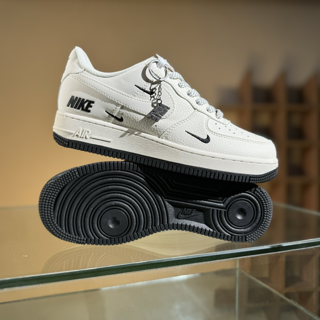 Nike Air Force 1'07 Low 耐克联名 黑小三勾 空军一号低帮休闲板鞋 XX3168-183