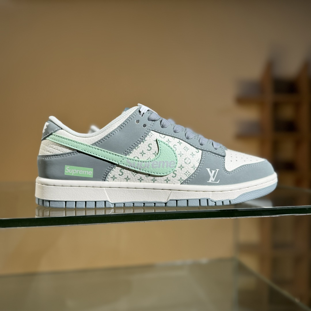 Nike SB Dunk Low LV联名 青灰 周年高端定制 低帮休闲板鞋 ZH2598-278 Nike SB Dunk Low LV联名 青灰 周年高端定制 低帮休闲板鞋 ZH2598-278