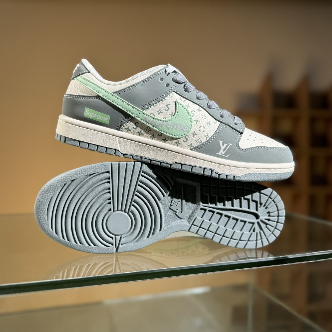 Nike SB Dunk Low LV联名 青灰 周年高端定制 低帮休闲板鞋 ZH2598-278 Nike SB Dunk Low LV联名 青灰 周年高端定制 低帮休闲板鞋 ZH2598-278