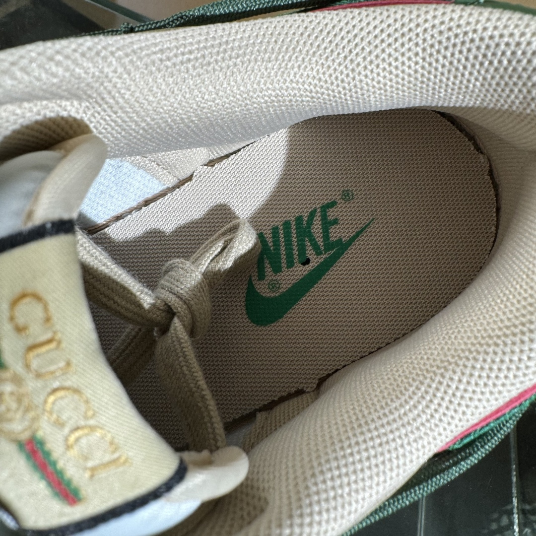 Nike SB Dunk Low Gucci联名 绑带绿勾勾 周年高端定制 低帮休闲板鞋 DM6868-087