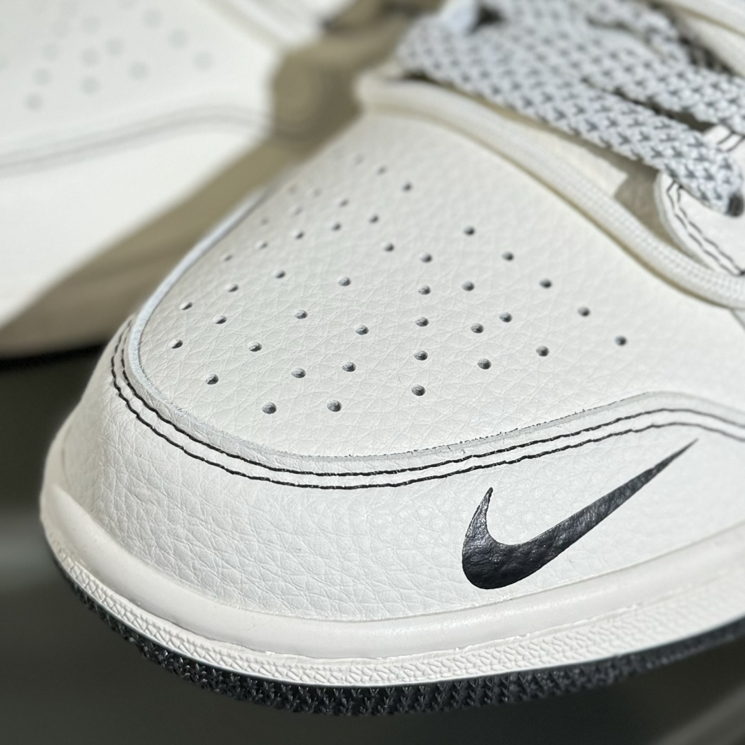 Air Jordan 1 Low AJ1 乔1 LV联名 黑布勾抽绳 高端定制 低帮复古篮球鞋 YX5066-356