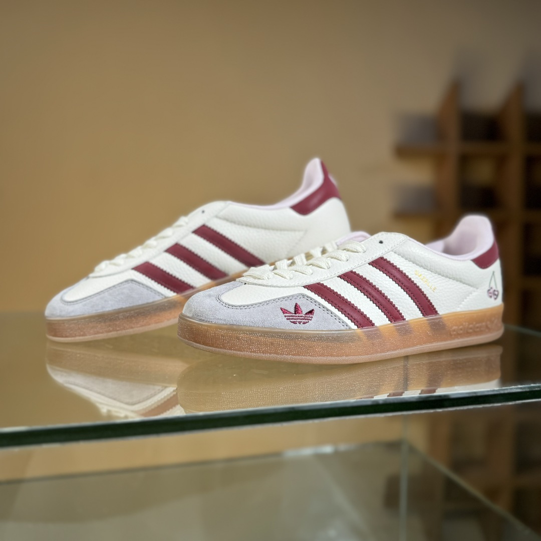adidas Originals Gazelle INdoor x Louis Vuitton 三叶草休闲防滑耐磨低帮板鞋 DM1234-006 adidas Originals Gazelle INdoor x Louis Vuitton 三叶草休闲防滑耐磨低帮板鞋 DM1234-006