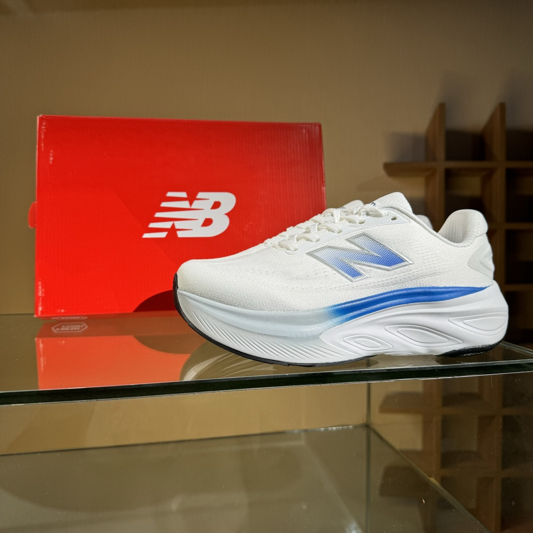 New Balance Fresh Foam X More v6 厚底网布织物减震舒适越野跑步鞋 MMORXD6