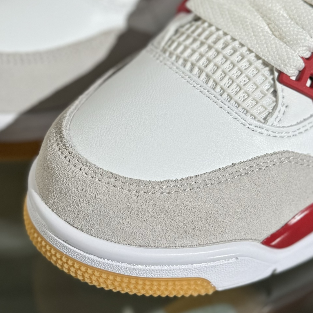 Air Jordan 4 Retro Low x Nike SB ”Navy” 白红  DR5415-106