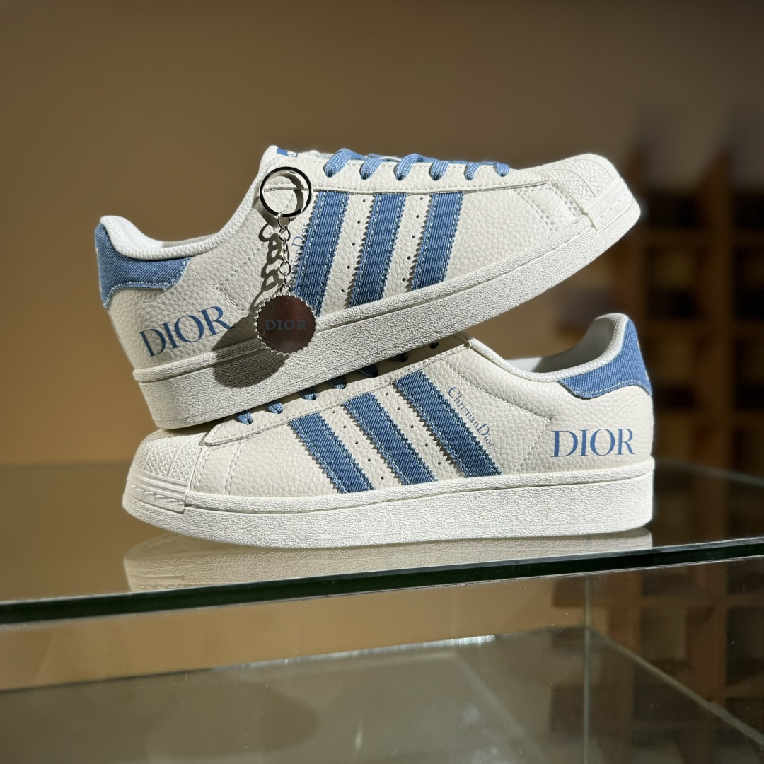 AD Originals Superstar x DIOR 白蓝  AD8010