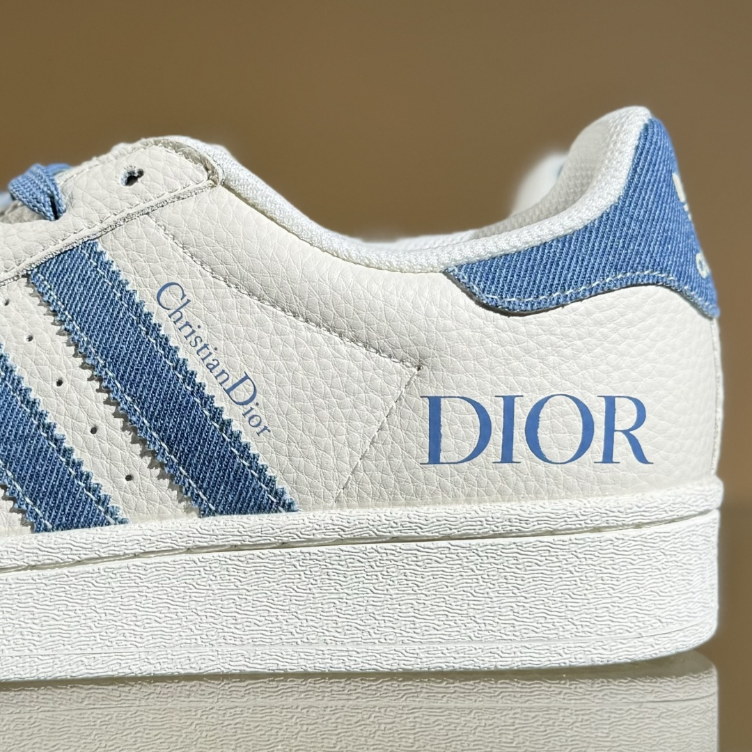 AD Originals Superstar x DIOR 白蓝  AD8010