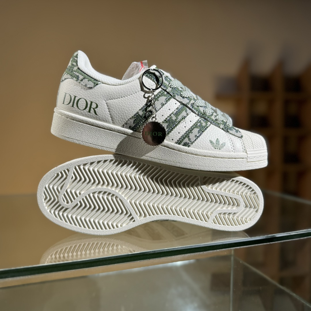 AD Originals Superstar x DIOR 白绿 XS0013 AD Originals Superstar x DIOR 白绿 XS0013