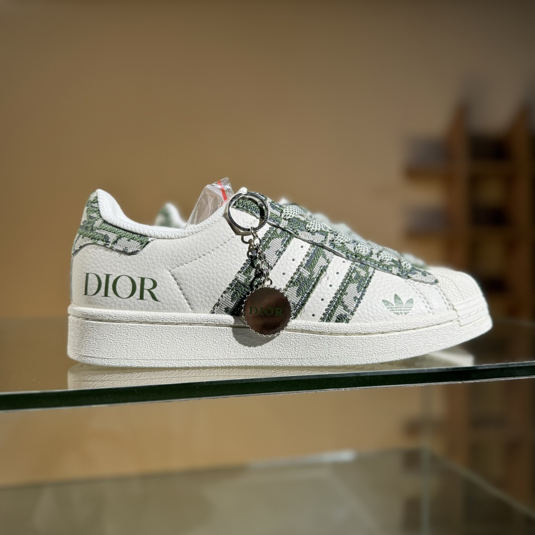 AD Originals Superstar x DIOR 白绿 XS0013 AD Originals Superstar x DIOR 白绿 XS0013