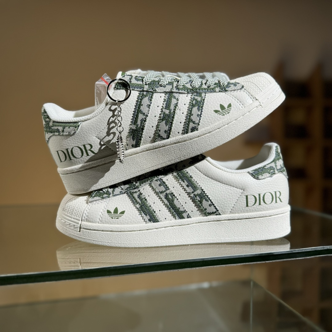 AD Originals Superstar x DIOR 白绿 XS0013 AD Originals Superstar x DIOR 白绿 XS0013