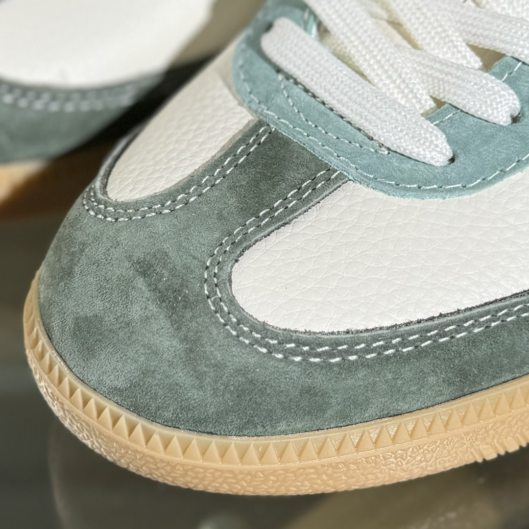 adidas originals Samba OG x GUCCI 白绿 桑巴舞系列复古经典轻便板鞋  DX0001