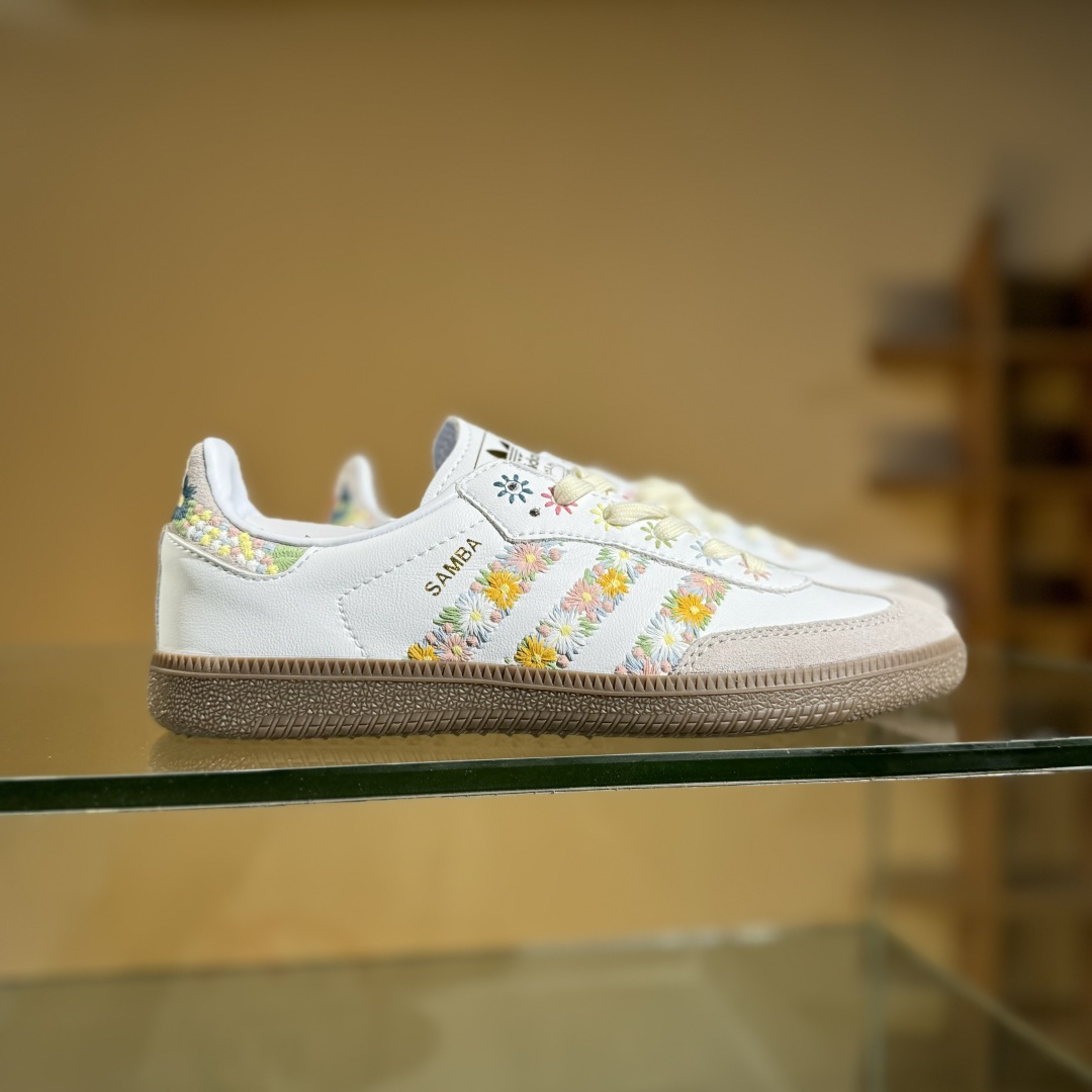 Adidas Originals Samba OG 阿迪达斯三叶草 桑巴舞系列绅士德训足球风百搭低帮休闲运动板鞋 HQ5155