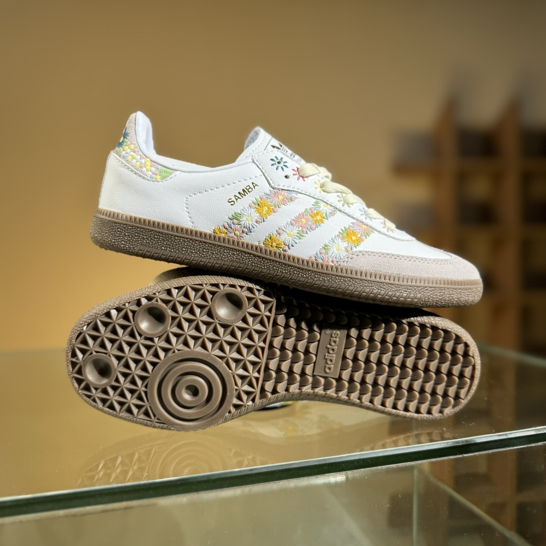 Adidas Originals Samba OG 阿迪达斯三叶草 桑巴舞系列绅士德训足球风百搭低帮休闲运动板鞋 HQ5155