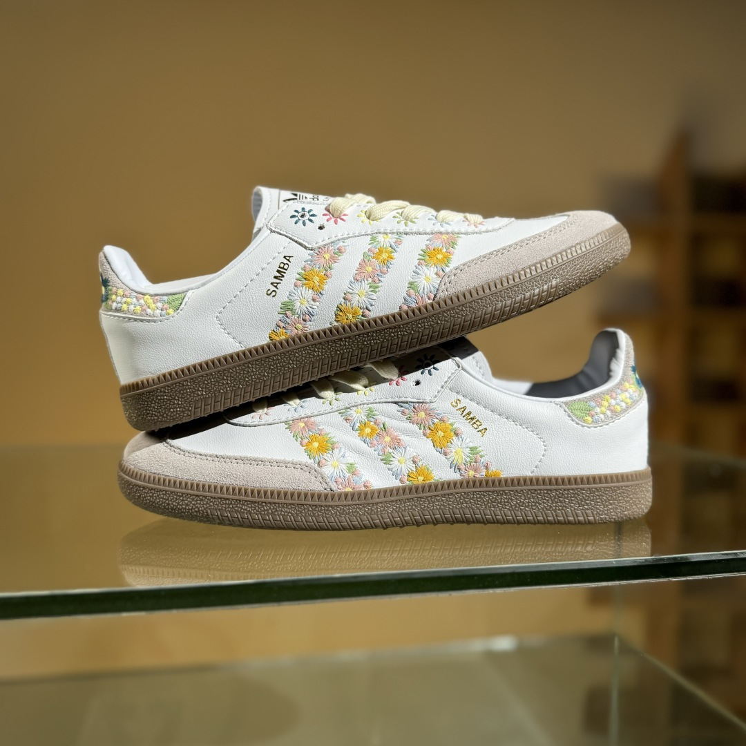 Adidas Originals Samba OG 阿迪达斯三叶草 桑巴舞系列绅士德训足球风百搭低帮休闲运动板鞋 HQ5155