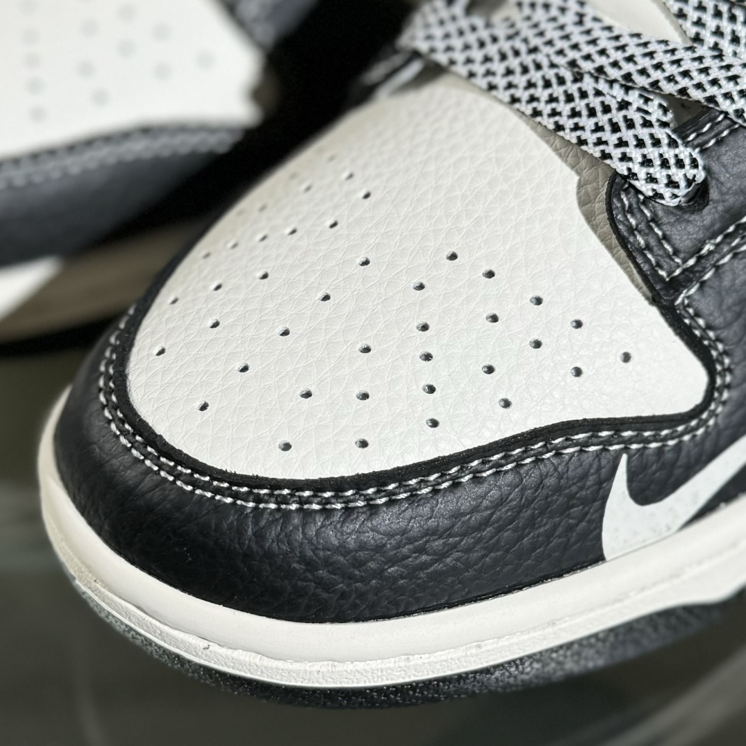 Nike SB Dunk Low 北面联名 黑白黑勾黑勾 周年高端定制 低帮休闲板鞋 YX5066-339