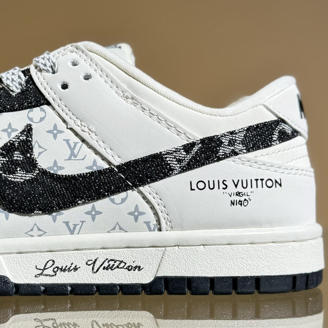 Nike SB Dunk Low LV联名 米黑牛仔 周年高端定制 低帮休闲板鞋 JH8310-946 Nike SB Dunk Low LV联名 米黑牛仔 周年高端定制 低帮休闲板鞋 JH8310-946