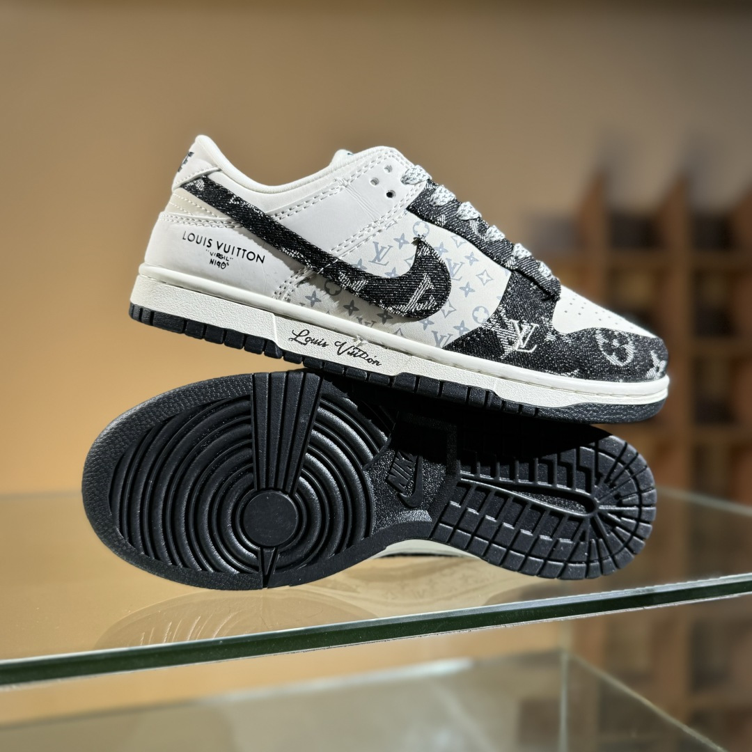 Nike SB Dunk Low LV联名 米黑牛仔 周年高端定制 低帮休闲板鞋 JH8310-946 Nike SB Dunk Low LV联名 米黑牛仔 周年高端定制 低帮休闲板鞋 JH8310-946
