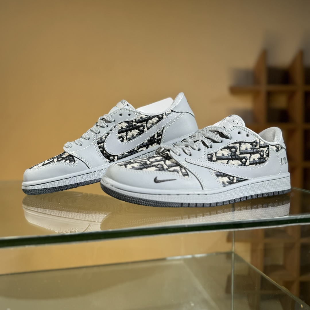 Travis Scott x Fragment Design x Air Jordan 1 Low OG SP AJ1 乔1 迪奥联名 化石灰 低帮文化休闲板鞋 LD2025-031-Chinese UA Cheap High Quatity Brand Clothes Bags handbags Sneakers wholesale wholesaler seller from China Factory suppliers Fashion Clothing Shoes best Quality Beautiful Price Travis Scott x Fragment Design x Air Jordan 1 Low OG SP AJ1 乔1 迪奥联名 化石灰 低帮文化休闲板鞋 LD2025-031