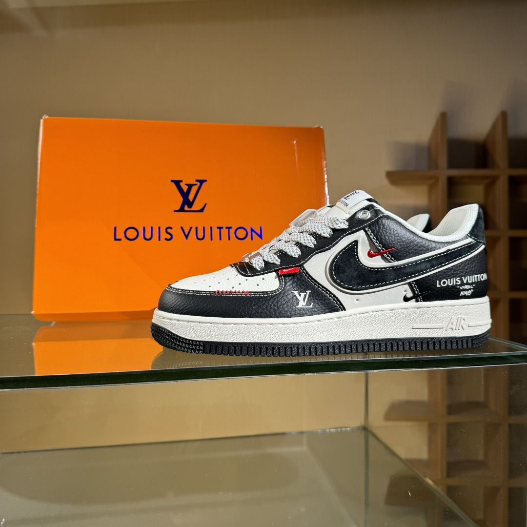 Nike Air Force 1'07 Low LV联名 荔纹黑 空军一号低帮休闲板鞋 YX5066-349