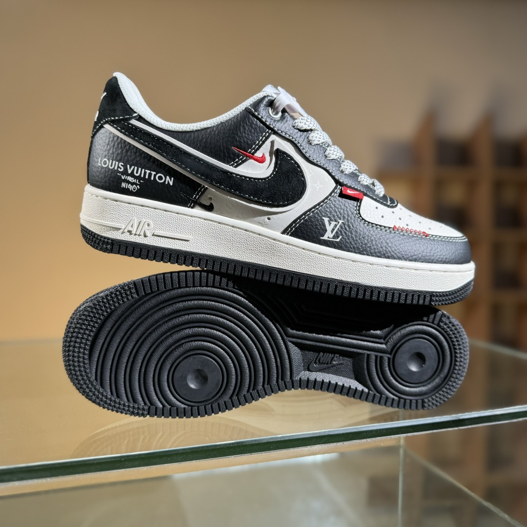 Nike Air Force 1'07 Low LV联名 荔纹黑 空军一号低帮休闲板鞋 YX5066-349