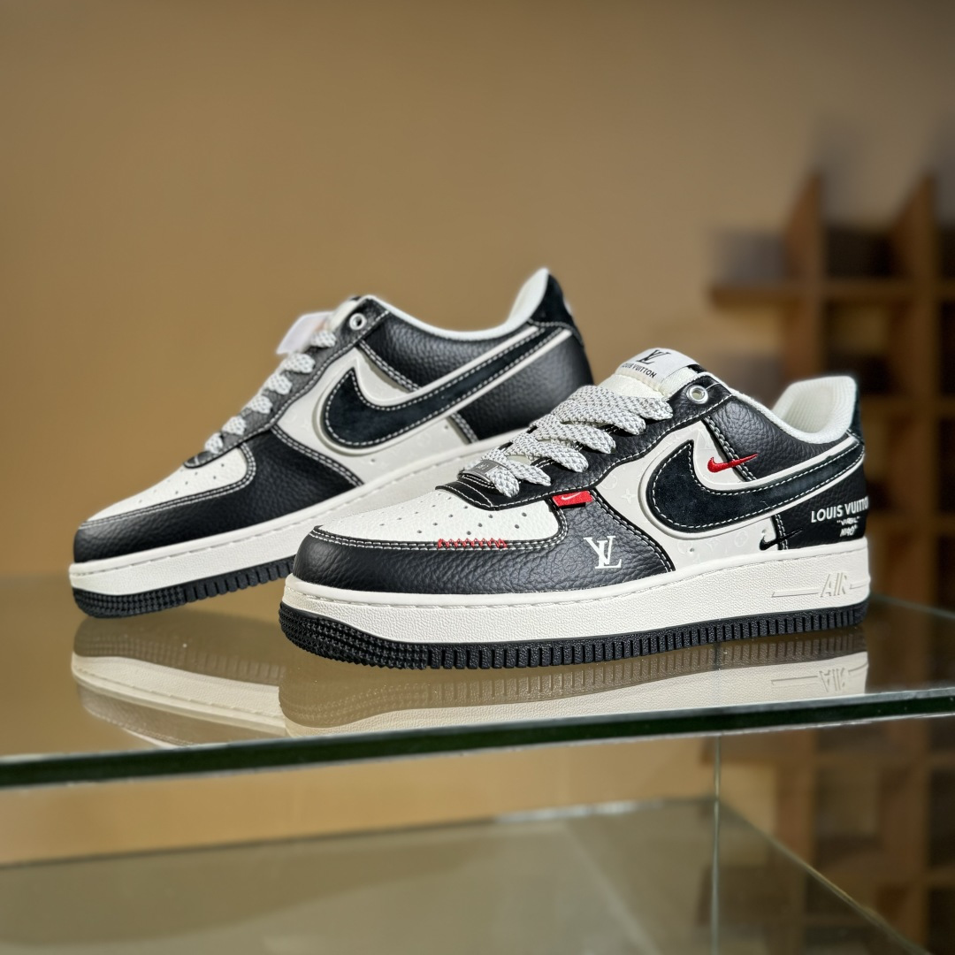 Nike Air Force 1'07 Low LV联名 荔纹黑 空军一号低帮休闲板鞋 YX5066-349