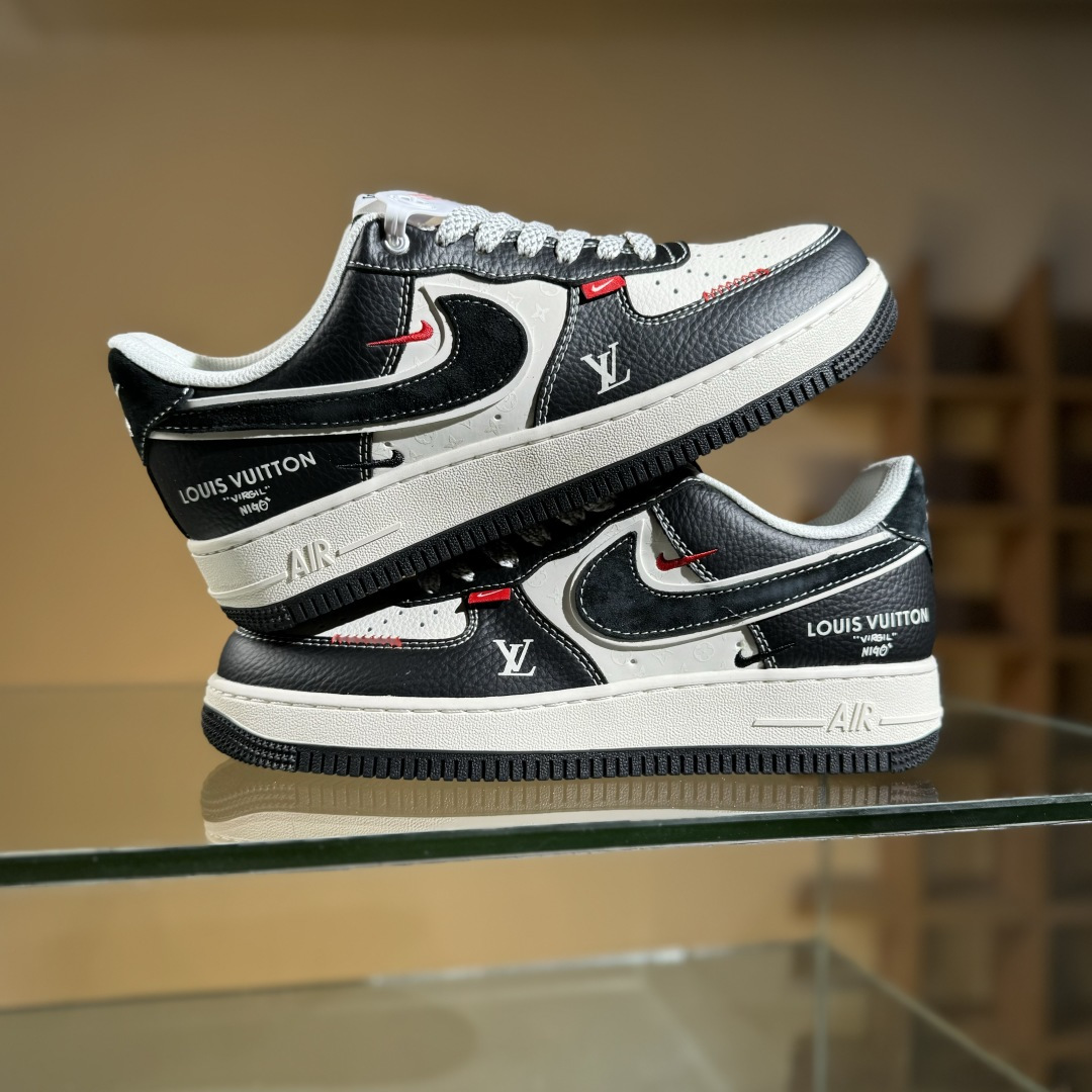 Nike Air Force 1'07 Low LV联名 荔纹黑 空军一号低帮休闲板鞋 YX5066-349