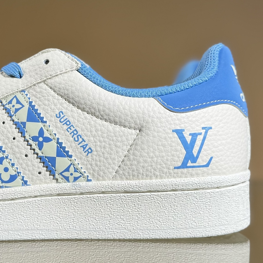 AD Originals Superstar x Louis Vuitton 白蓝 XG0006-莆田鞋,莆田鞋货源,高仿鞋,高仿鞋货源,安福档口,莆田高仿鞋,莆田鞋批发,高仿鞋批发,莆田高仿运动鞋,高仿运动鞋,莆田运动鞋 AD Originals Superstar x Louis Vuitton 白蓝 XG0006