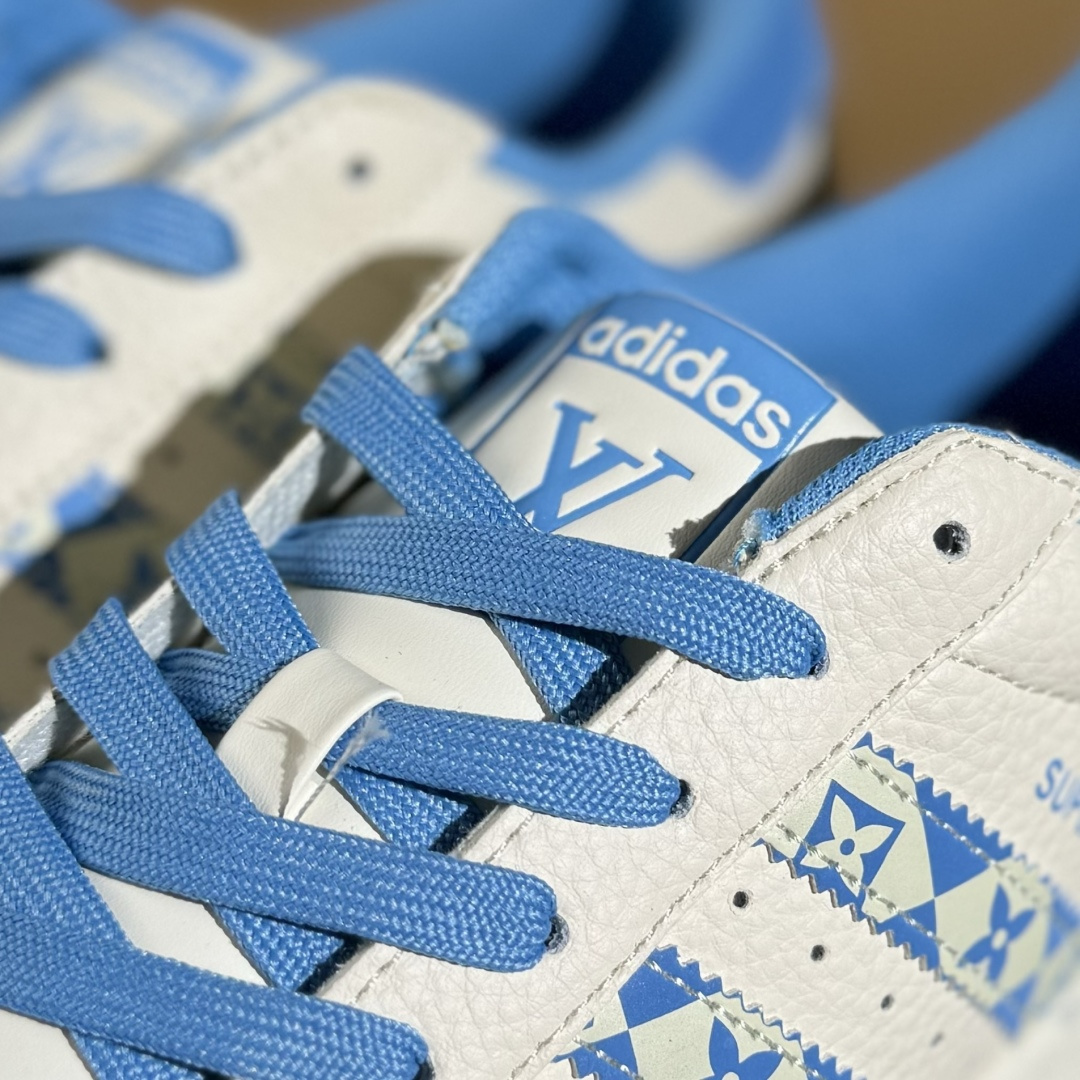 AD Originals Superstar x Louis Vuitton 白蓝 XG0006-莆田鞋,莆田鞋货源,高仿鞋,高仿鞋货源,安福档口,莆田高仿鞋,莆田鞋批发,高仿鞋批发,莆田高仿运动鞋,高仿运动鞋,莆田运动鞋 AD Originals Superstar x Louis Vuitton 白蓝 XG0006