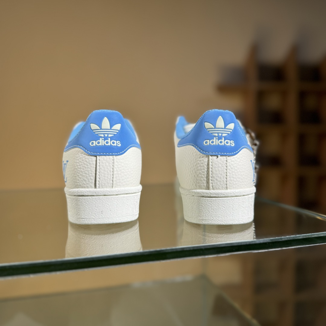 AD Originals Superstar x Louis Vuitton 白蓝 XG0006-莆田鞋,莆田鞋货源,高仿鞋,高仿鞋货源,安福档口,莆田高仿鞋,莆田鞋批发,高仿鞋批发,莆田高仿运动鞋,高仿运动鞋,莆田运动鞋 AD Originals Superstar x Louis Vuitton 白蓝 XG0006