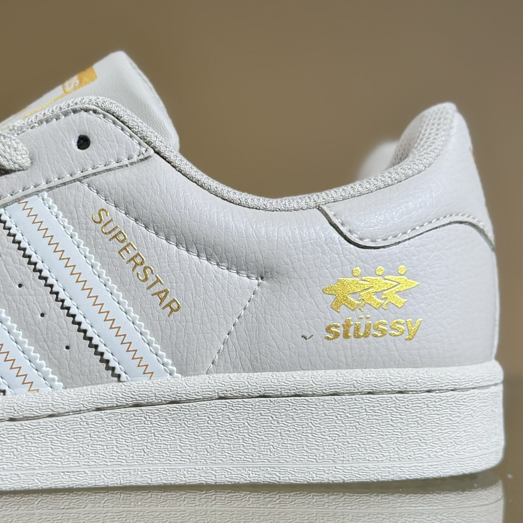 AD Originals Superstar x Stussy 棕白 SD6811-莆田鞋,莆田鞋货源,高仿鞋,高仿鞋货源,安福档口,莆田高仿鞋,莆田鞋批发,高仿鞋批发,莆田高仿运动鞋,高仿运动鞋,莆田运动鞋 AD Originals Superstar x Stussy 棕白 SD6811