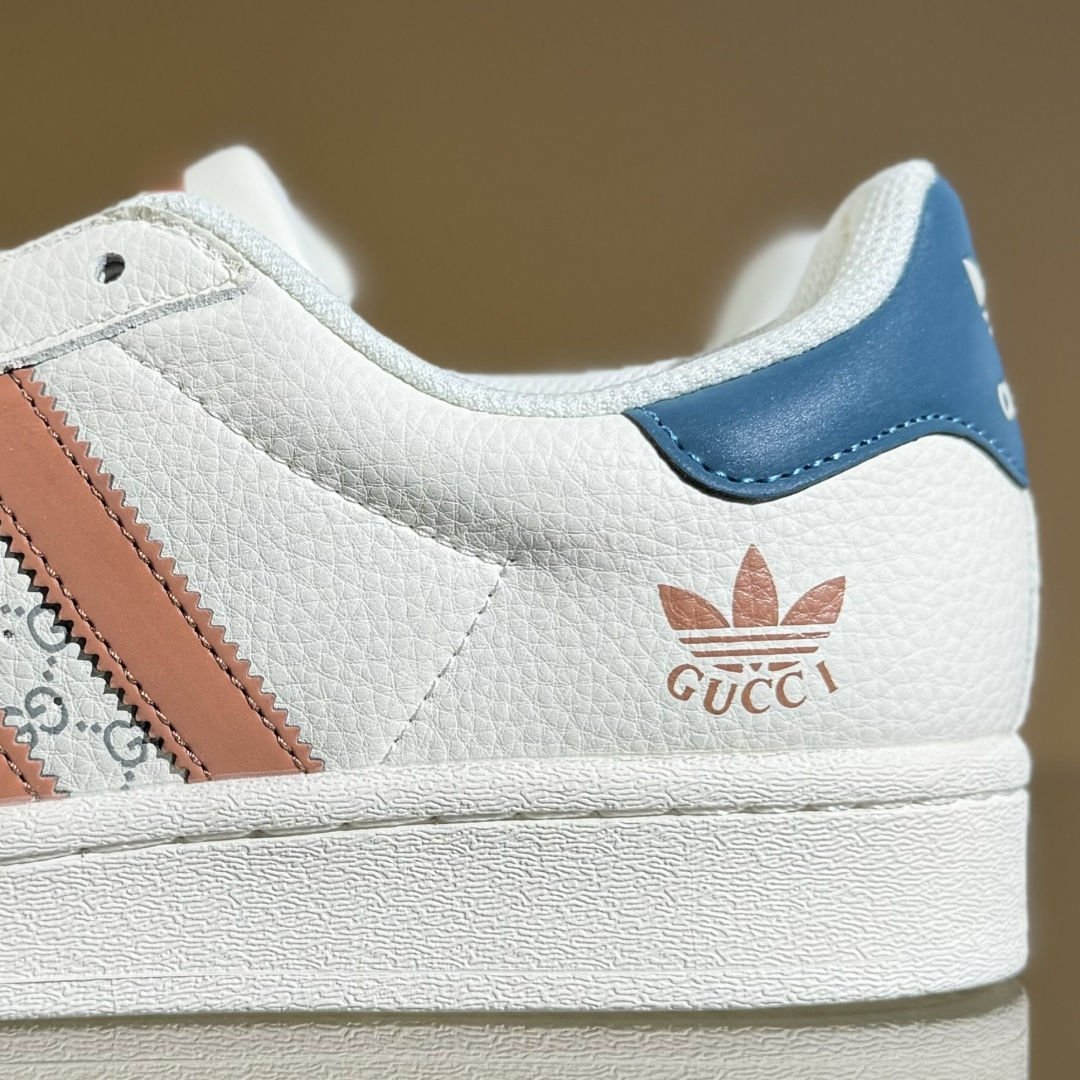 AD Originals Superstar x GUCCI 白橙 SD6817
