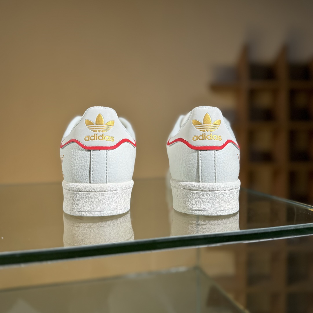 AD Originals Superstar x Louis Vuitton 白红黄 JY8907