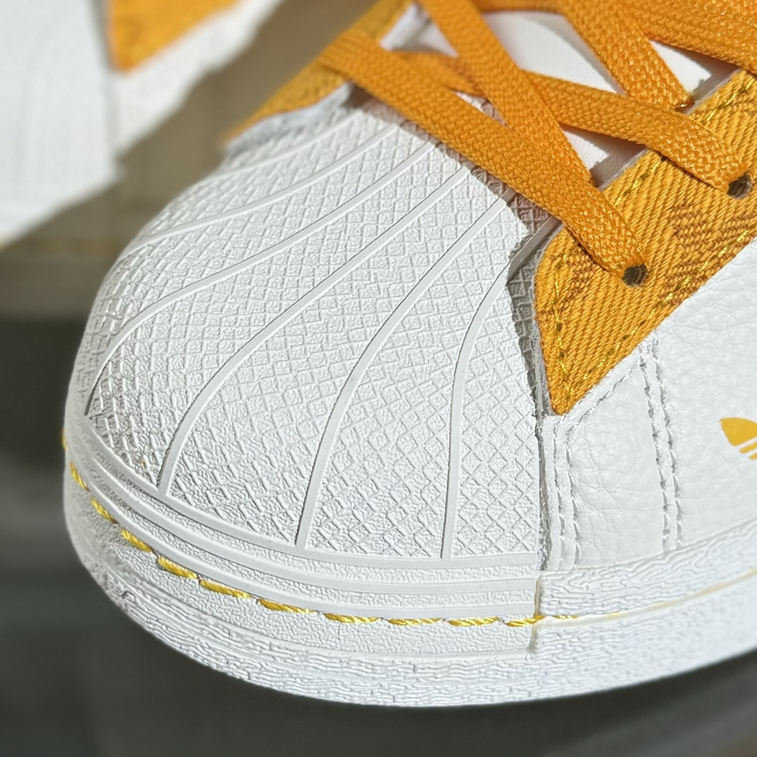 AD Originals Superstar x Louis Vuitton 白橙 AD8007