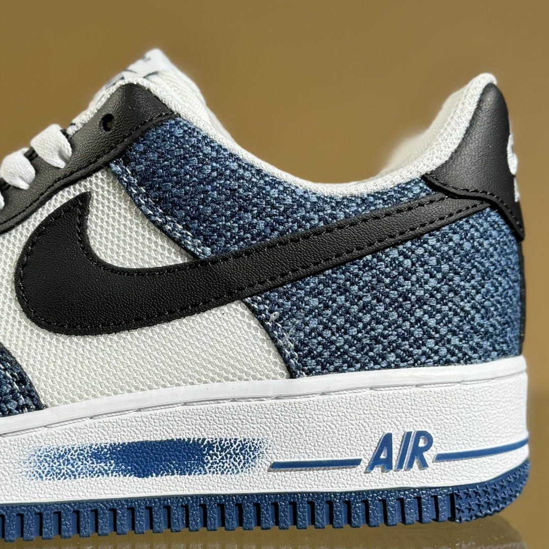 Nike Air Force 1‘07 Low 牛仔布小勾 空军一号低帮休闲板鞋 ZH0316-089