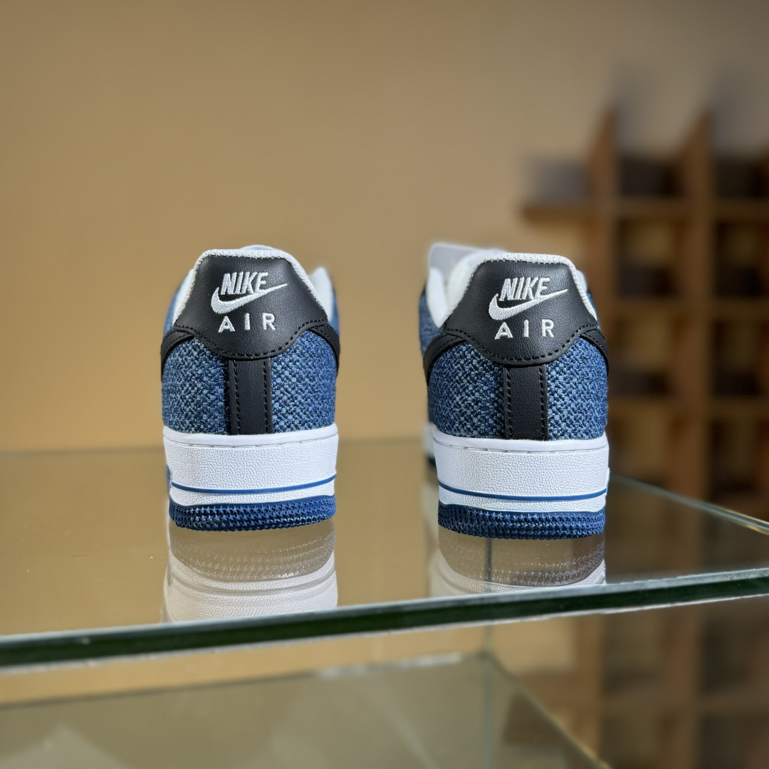 Nike Air Force 1‘07 Low 牛仔布小勾 空军一号低帮休闲板鞋 ZH0316-089