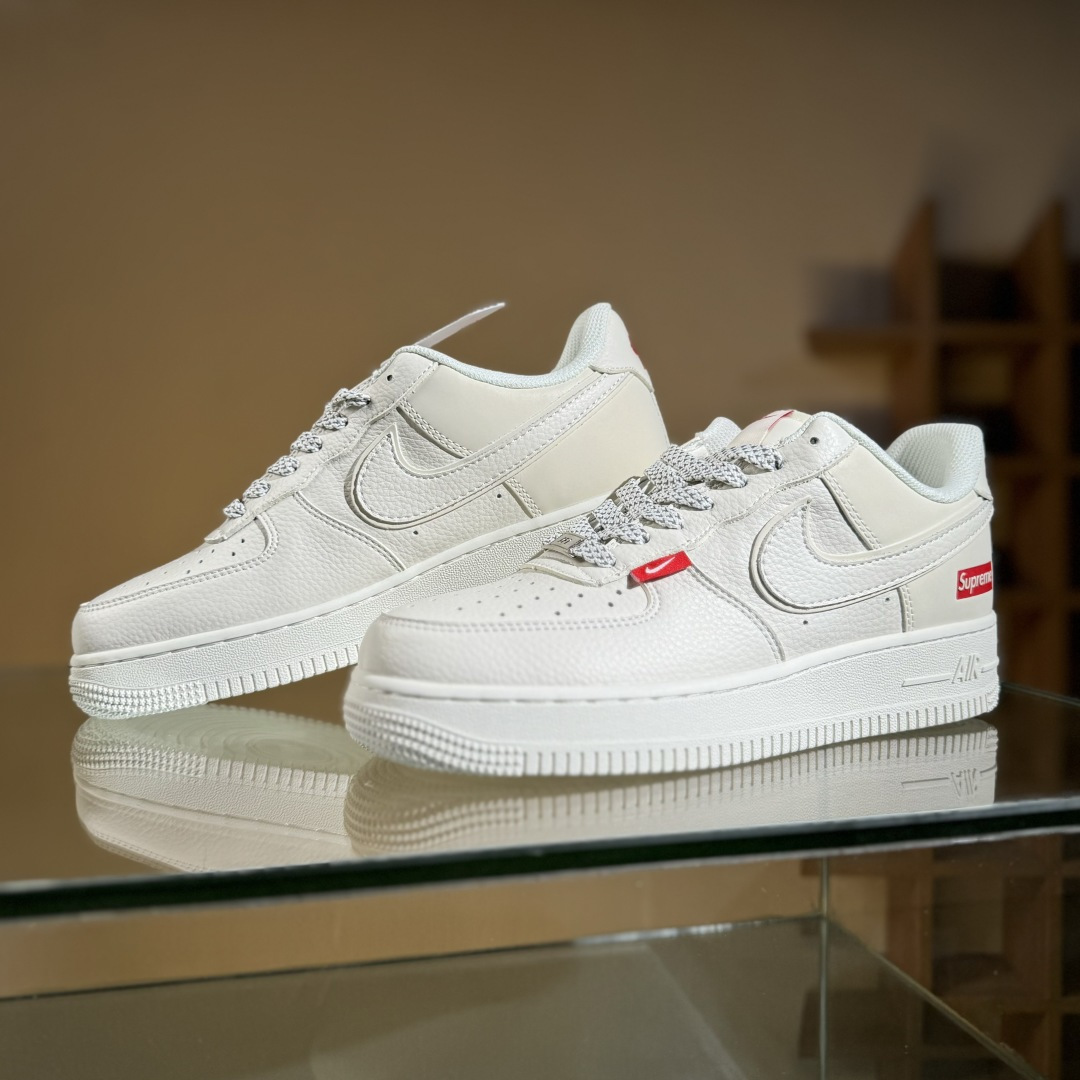 Nike Air Force 1 Low 07 x Supreme 米白红满天星 CS5288-011