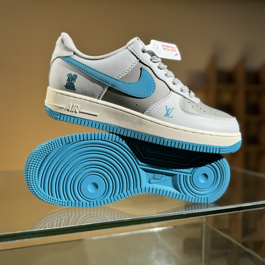 Nike Air Force 1 Low 07 x Louis Vuitton 灰蓝满天星 JJ2508-704