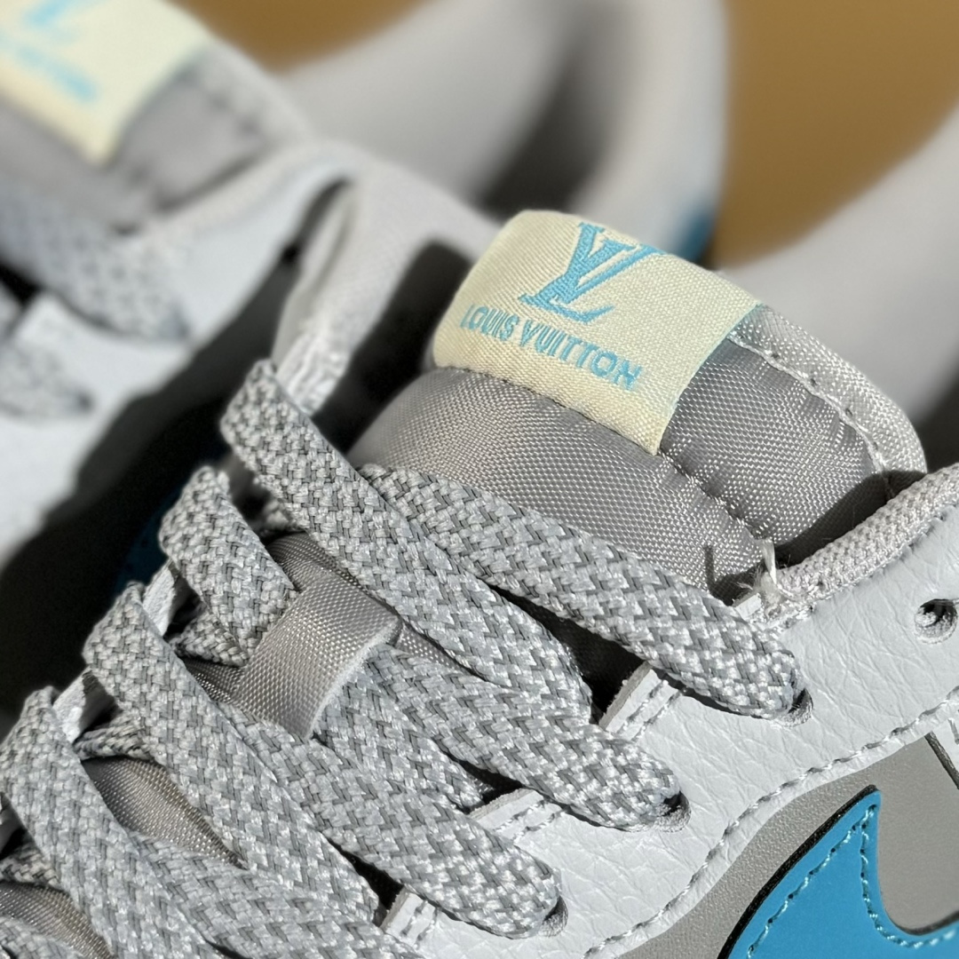 Nike Air Force 1 Low 07 x Louis Vuitton 灰蓝满天星 JJ2508-704
