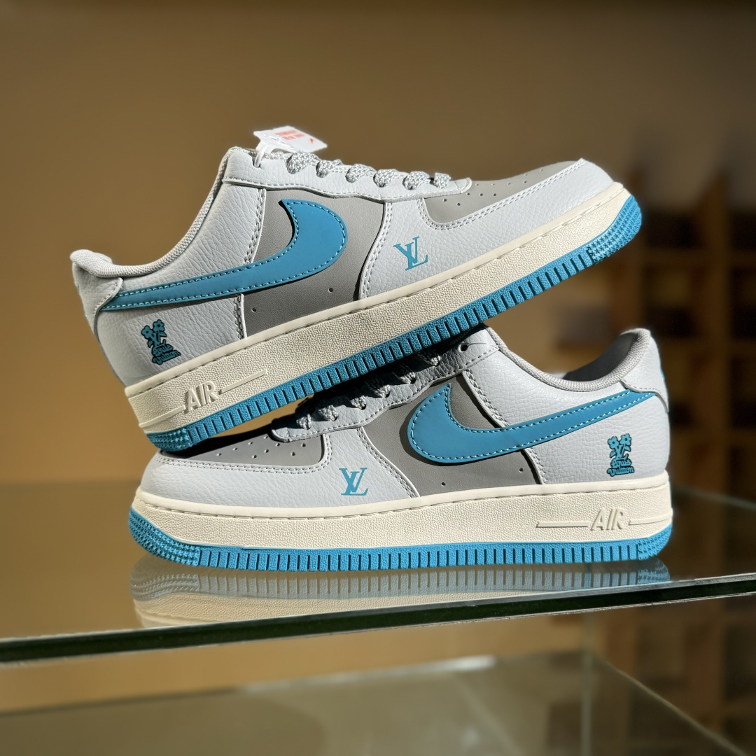 Nike Air Force 1 Low 07 x Louis Vuitton 灰蓝满天星 JJ2508-704
