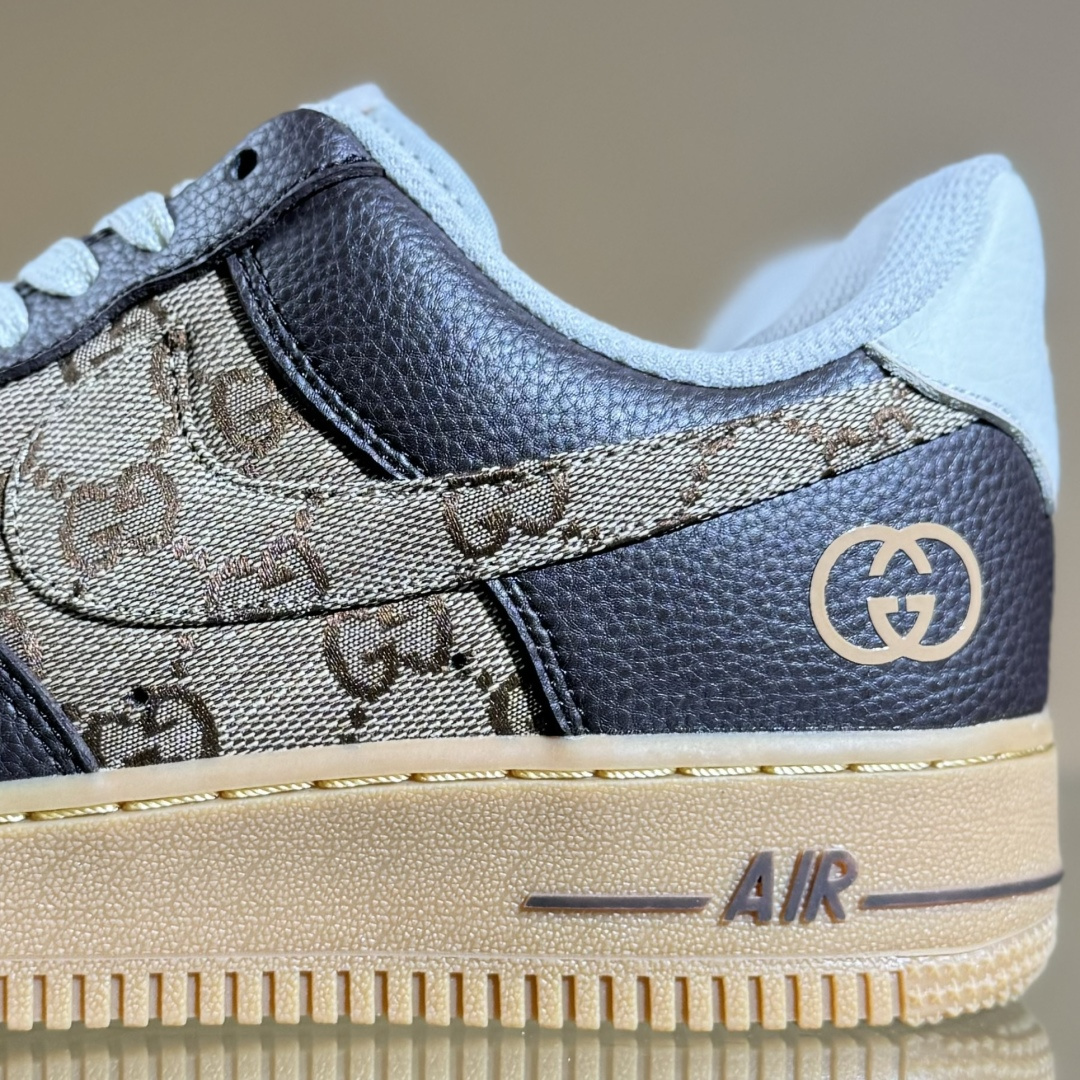 Nike Air Force 1 Low 07 x GUCCI 黑棕小勾 LW9279-004