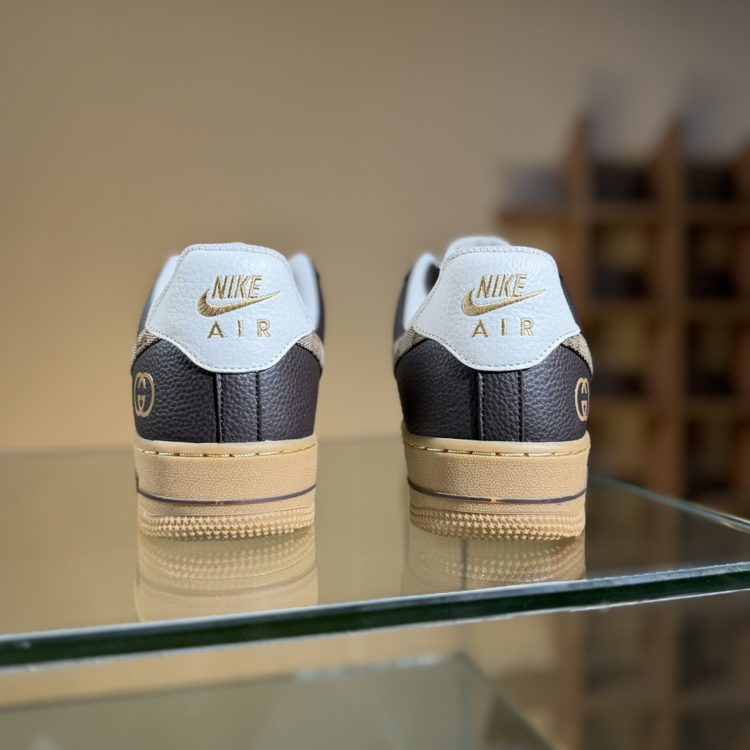 Nike Air Force 1 Low 07 x GUCCI 黑棕小勾 LW9279-004