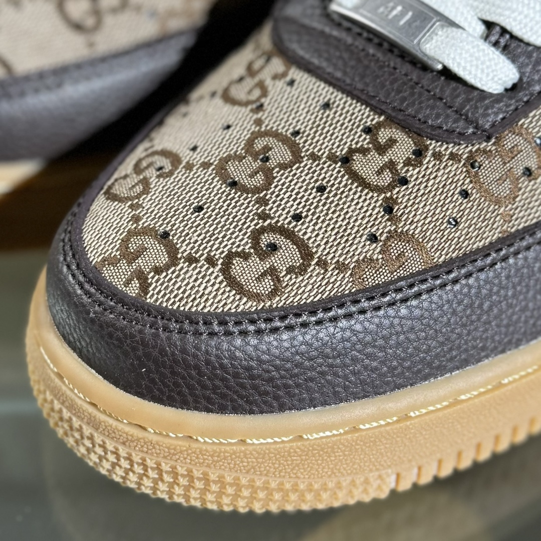 Nike Air Force 1 Low 07 x GUCCI 黑棕小勾 LW9279-004