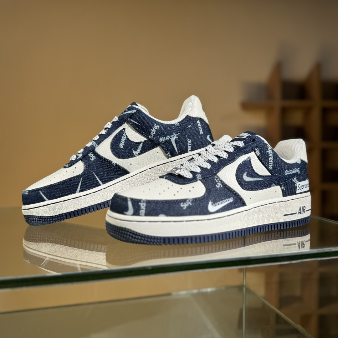 Nike Air Force 1‘07 Low Sup联名 蓝牛仔小白勾 空军一号低帮休闲板鞋 LW9279-005-High Quatity Cheap Brand wholesale wholesaler seller Clothes Bags handbags Sneakers Top Fashion Clothing Shoes from China Factory Chinese suppliers best Quality Beautiful Price Nike Air Force 1‘07 Low Sup联名 蓝牛仔小白勾 空军一号低帮休闲板鞋 LW9279-005