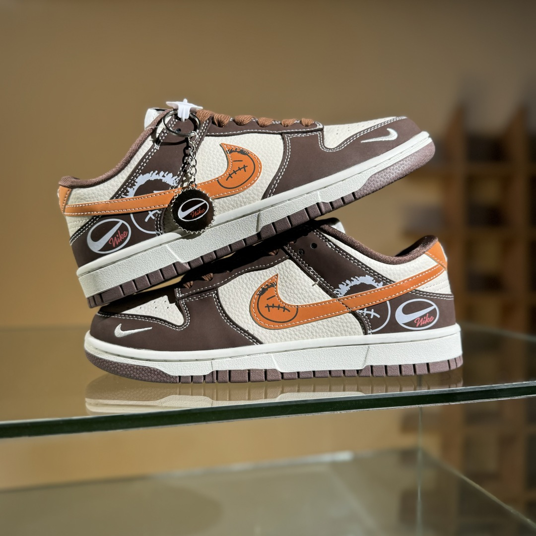 Nike SB Dunk Low 深棕鬼脸 周年高端定制 低帮休闲板鞋 KK1333-034