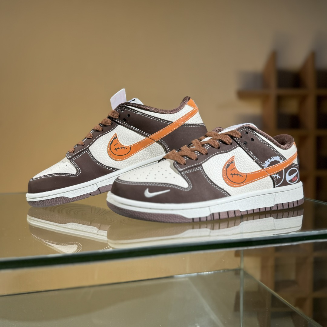Nike SB Dunk Low 深棕鬼脸 周年高端定制 低帮休闲板鞋 KK1333-034