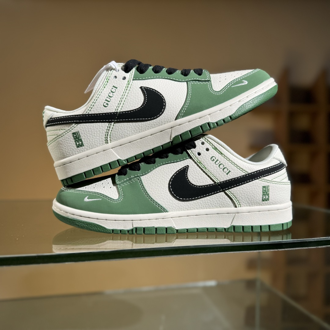 Nike SB Dunk Low x GUCCI 绿白小勾 XD1588-213