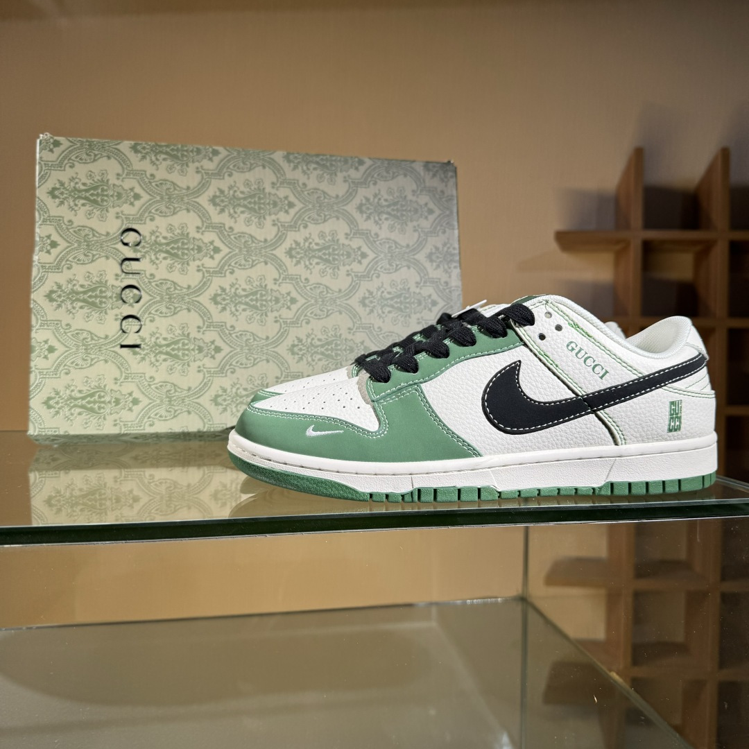 Nike SB Dunk Low x GUCCI 绿白小勾 XD1588-213